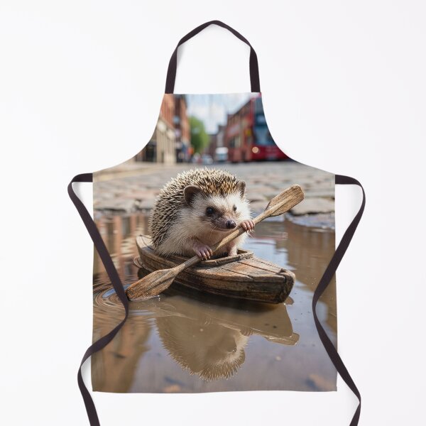 Item preview, Hedgehog Kayaks a London Puddle designed and sold by Tridentulus.