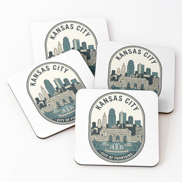 Item preview, Vintage Kansas City Skyline City of Fountains Badge designed and sold by k3rstman1.