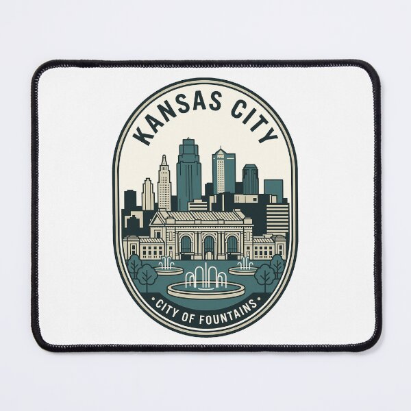 Item preview, Vintage Kansas City Skyline City of Fountains Badge designed and sold by k3rstman1.