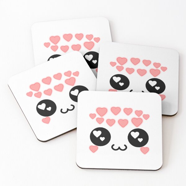 Item preview, Cute kawaii owo in love face  designed and sold by BlushyPrint.