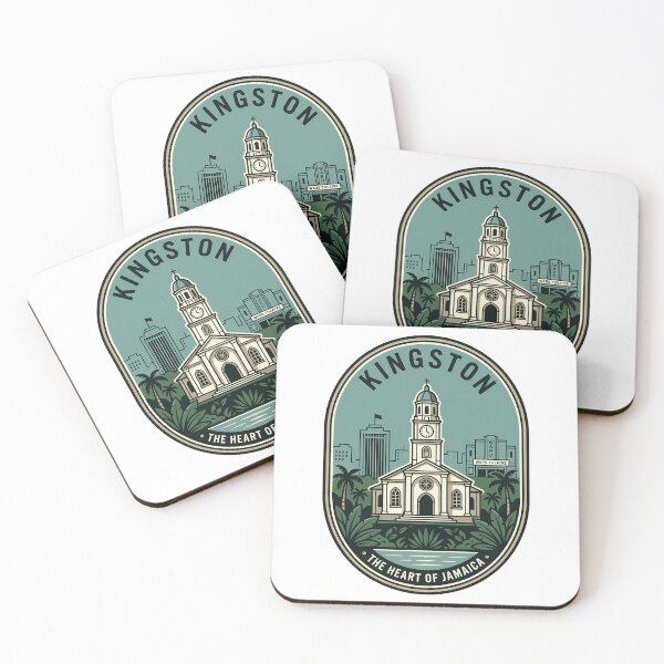 Item preview, Vintage Kingston Jamaica Tropical Travel Badge designed and sold by k3rstman1.