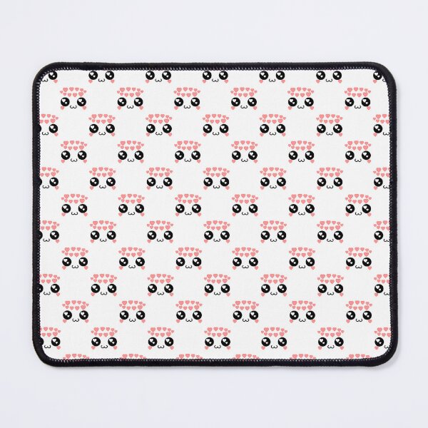 Item preview, Cute kawaii owo in love face pattern designed and sold by BlushyPrint.