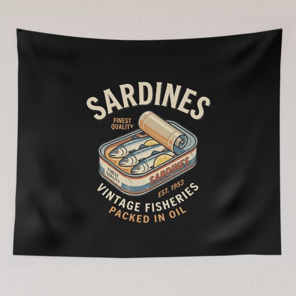 Item preview, Vintage Sardines Label Art designed and sold by Mr-AShop.