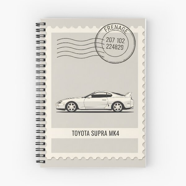 Item preview, Toyota Supra MK4 JDM Legend Vintage Postage Stamp Art designed and sold by Motorline44.