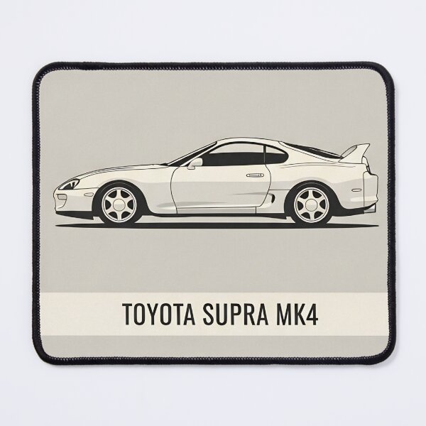 Item preview, Toyota Supra MK4 JDM Legend Vintage Postage Stamp Art designed and sold by Motorline44.
