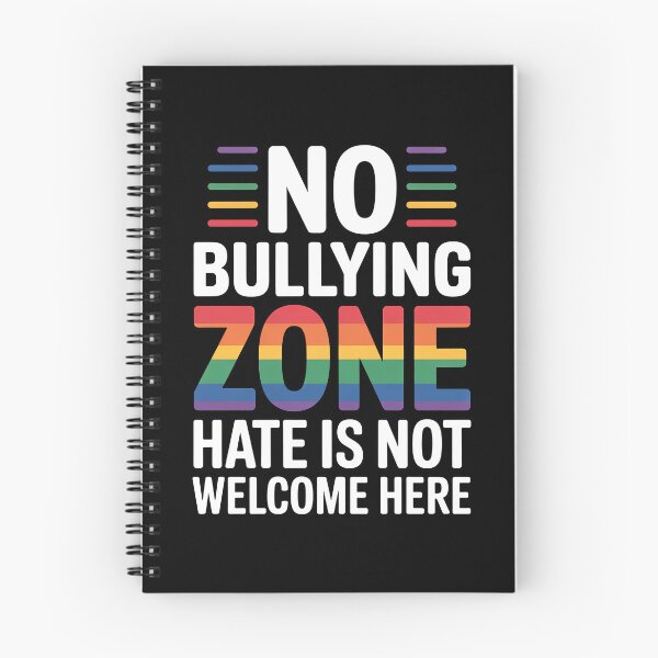 Item preview, No Bullying Zone Hate Is Not Welcome Here LGBT Anti Bullying Pride Gift designed and sold by Say It With Ink.