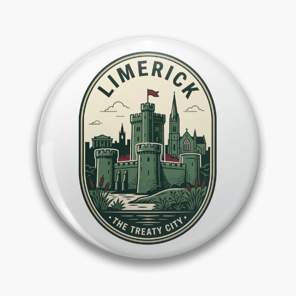 Item preview, Vintage Limerick Ireland Treaty City Castle Badge designed and sold by k3rstman1.