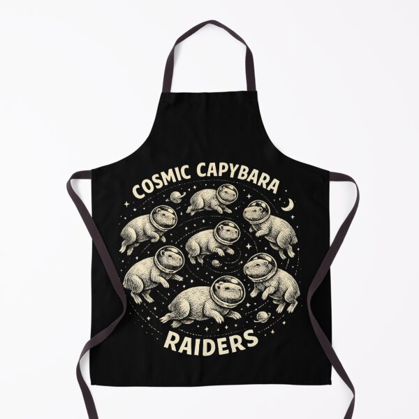 Item preview, Cosmic Capybara Raiders - Vintage Space Animal designed and sold by SidTastic .
