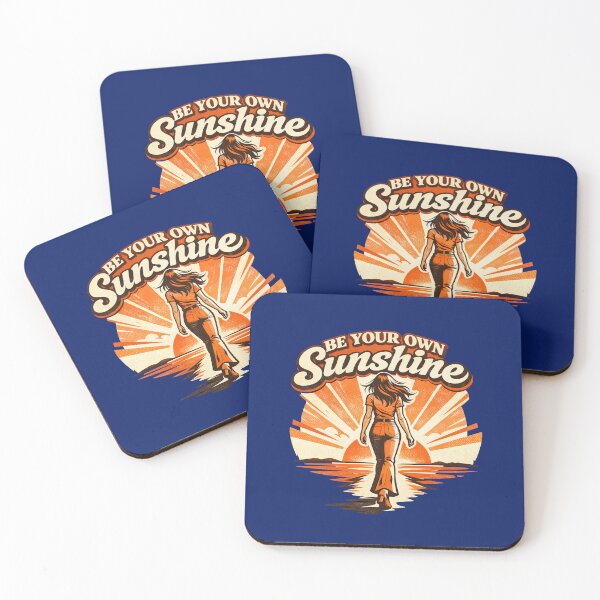 Item preview, Be Your Own Sunshine Vintage Retro T-Shirt Inspirational Aesthetic Sunset Empowerment Design designed and sold by Prime legend .