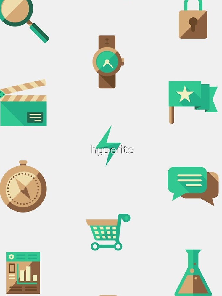Thumbnail 4 of 4, iPhone Case, Workaholic - Icon Pattern designed and sold by hyperite.