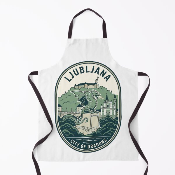 Item preview, Ljubljana City of Dragons Vintage Travel Badge designed and sold by k3rstman1.