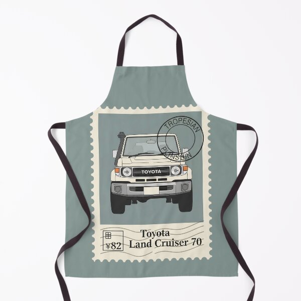 Item preview, Toyota Land Cruiser 70 Series Off-Road Legend Vintage Postage Stamp Art designed and sold by Motorline44.