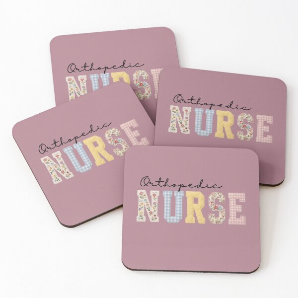 Item preview, Orthopedic Nurse with faux patchwork letters, Ortho Nurse Vintage style. designed and sold by Lam Assia.