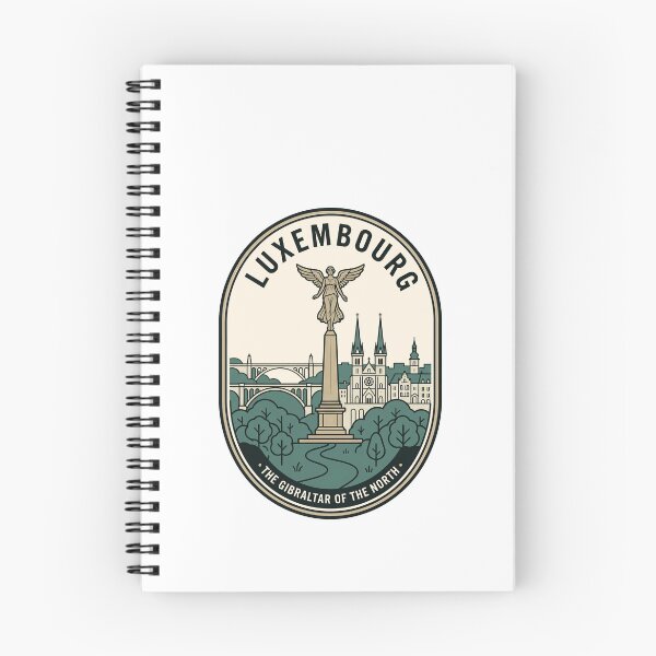 Item preview, Luxembourg City Vintage Travel Gëlle Fra Monument designed and sold by k3rstman1.