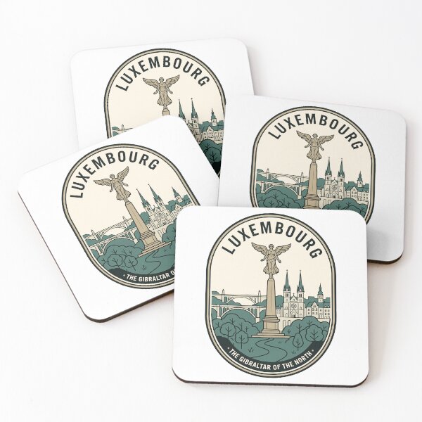 Item preview, Luxembourg City Vintage Travel Gëlle Fra Monument designed and sold by k3rstman1.