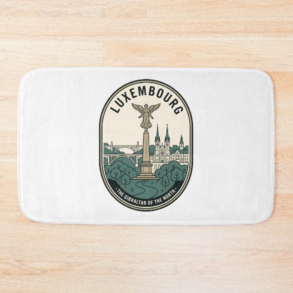 Item preview, Luxembourg City Vintage Travel Gëlle Fra Monument designed and sold by k3rstman1.