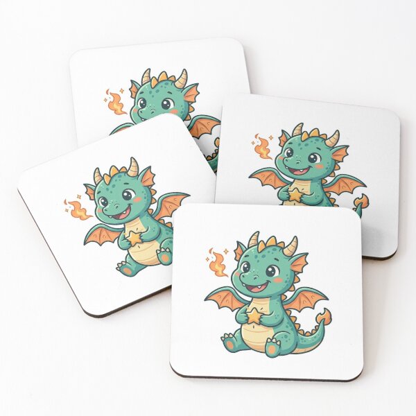 Item preview, Cute Baby Dragon Vector Illustration for Kids designed and sold by Red66circle.