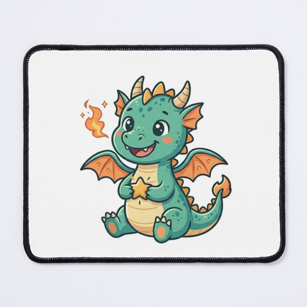 Item preview, Cute Baby Dragon Vector Illustration for Kids designed and sold by Red66circle.