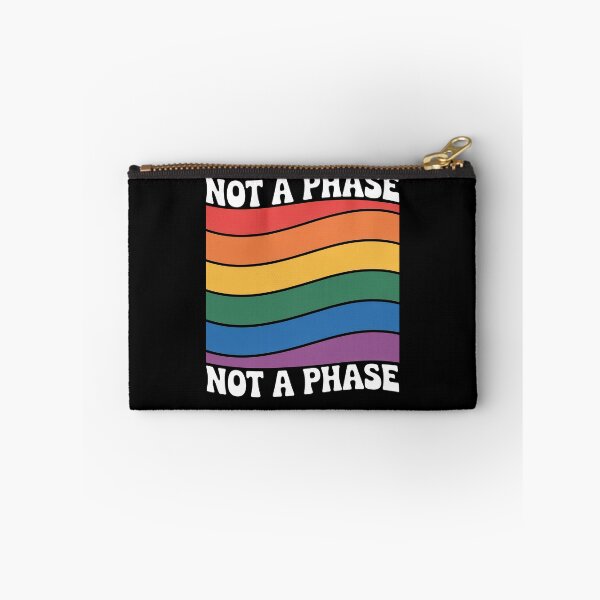 Item preview, Not A Phase LGBT Pride Gift Retro Rainbow Queer Identity designed and sold by Say It With Ink.
