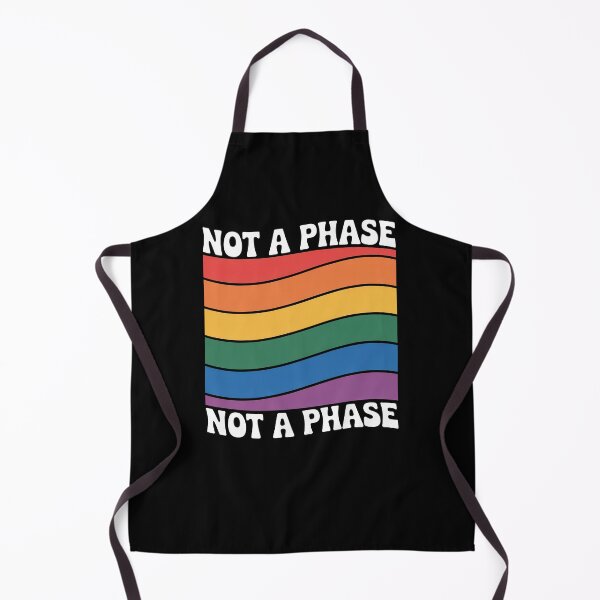 Item preview, Not A Phase LGBT Pride Gift Retro Rainbow Queer Identity designed and sold by Say It With Ink.