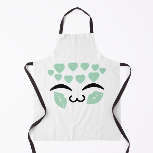 Item preview, Cute kawaii in love green kiss marks face designed and sold by BlushyPrint.