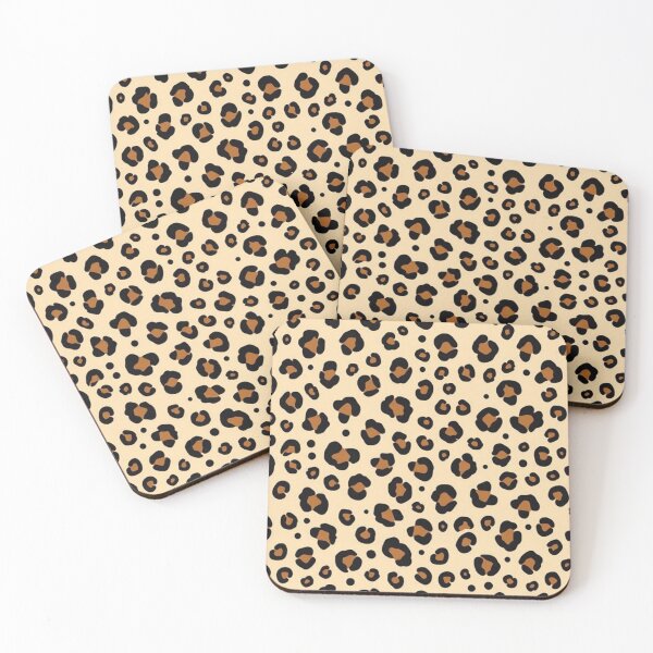 Item preview, Leopard Print Pattern | Trendy Neutral Animal Print Design for Stickers, Apparel & Accessories designed and sold by ellecraftyowl.
