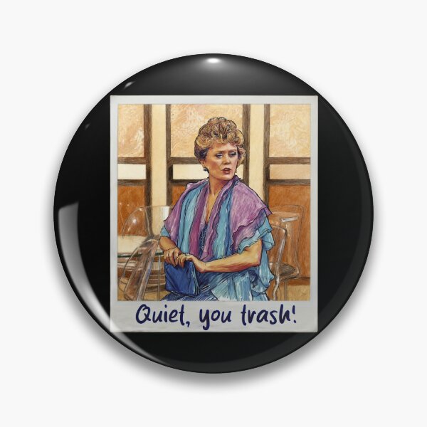 Item preview, Quiet, you trash! designed and sold by Voodoo Catdaddy .