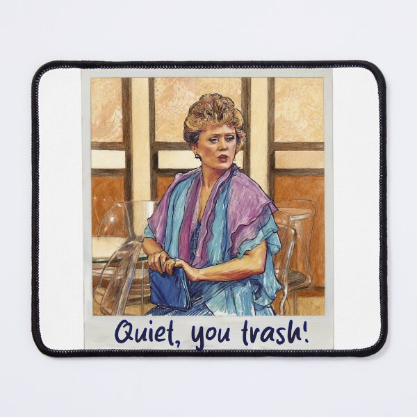 Item preview, Quiet, you trash! designed and sold by Voodoo Catdaddy .