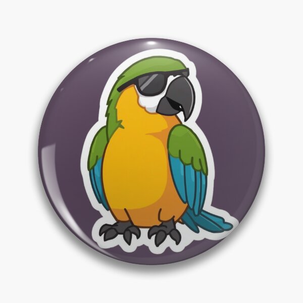 Item preview, Cute relaxed macaw/parrot in a tropical aesthetic designed and sold by Art-Design-EM.