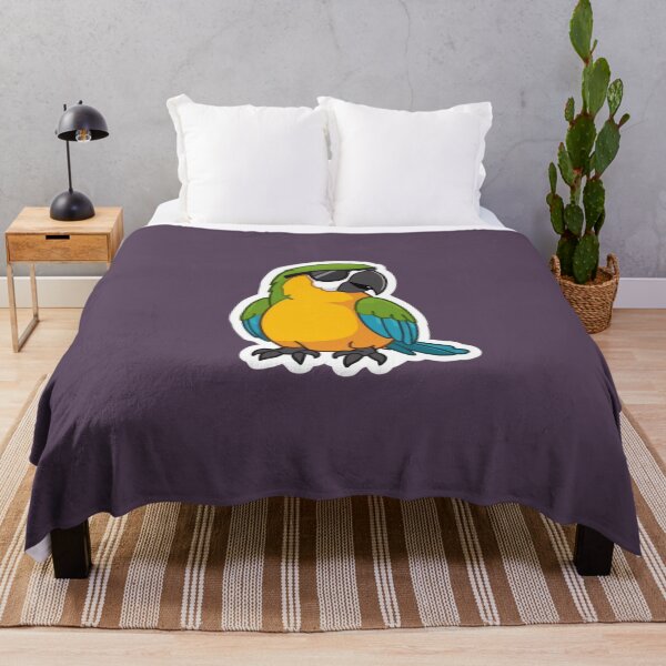 Item preview, Cute relaxed macaw/parrot in a tropical aesthetic designed and sold by Art-Design-EM.