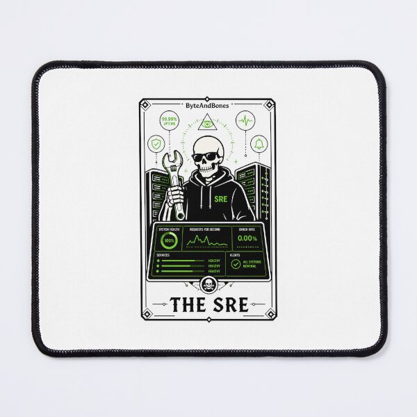 Item preview, The SRE Tarot Card - Site Reliability Engineer DevOps Tech Gift designed and sold by ByteAndBones.
