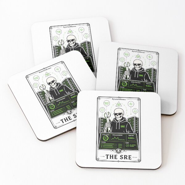 Item preview, The SRE Tarot Card - Site Reliability Engineer DevOps Tech Gift designed and sold by ByteAndBones.