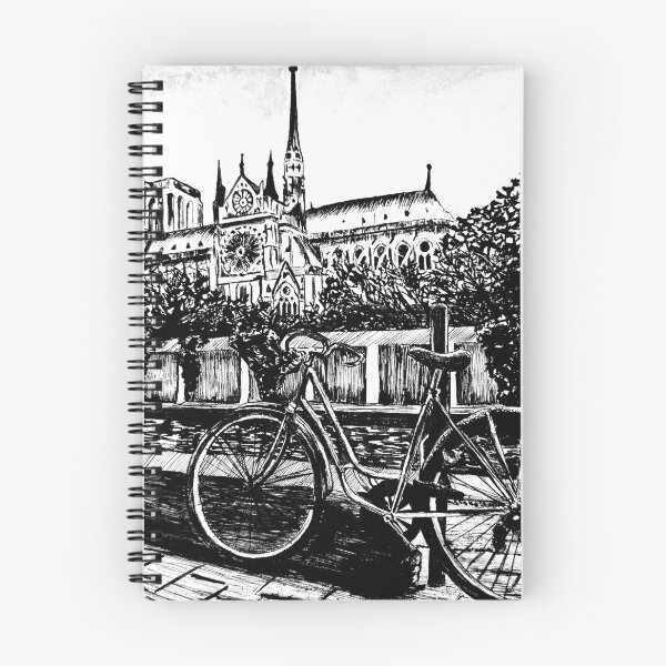 Item preview, Black and White Notre Dame, Paris designed and sold by MooreArtStudio.