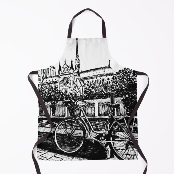 Item preview, Black and White Notre Dame, Paris designed and sold by MooreArtStudio.