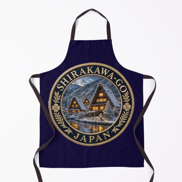 Item preview, Shirakawa-go, Japón – Casas Gasshō, paisaje invernal y valle de montaña, Japón – Casas Gasshō, paisaje invernal y valle de montaña designed and sold by Girih.
