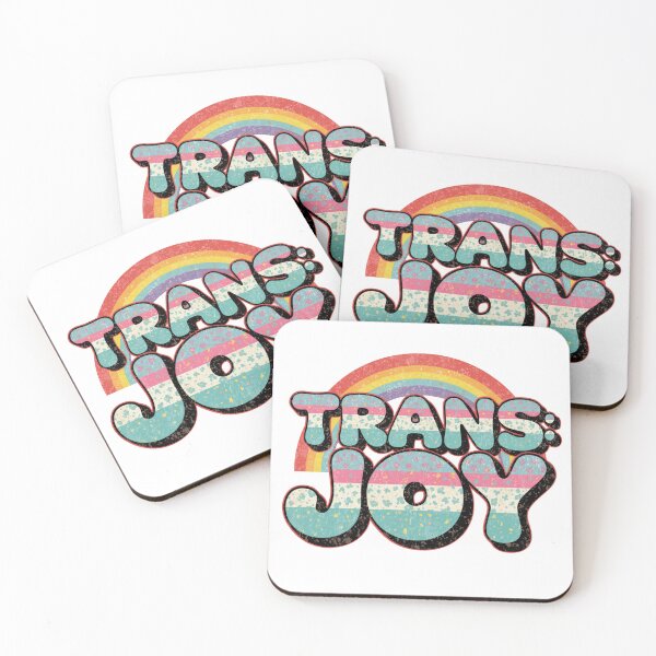 Item preview, Retro Trans Joy Pride Vintage Aesthetic Design designed and sold by EchoPrint Co..