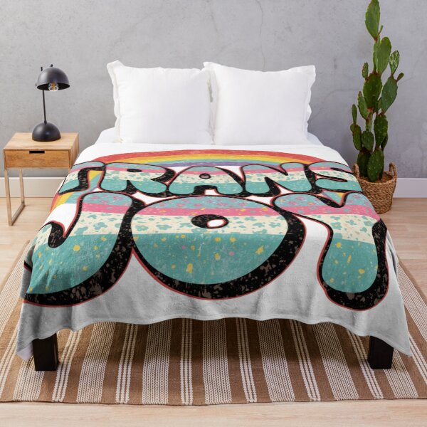 Item preview, Retro Trans Joy Pride Vintage Aesthetic Design designed and sold by EchoPrint Co..