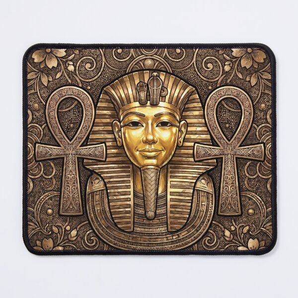 Item preview, Smiling Tutankhamun | Ancient Egypt Royal Art Design designed and sold by GulfSignature.
