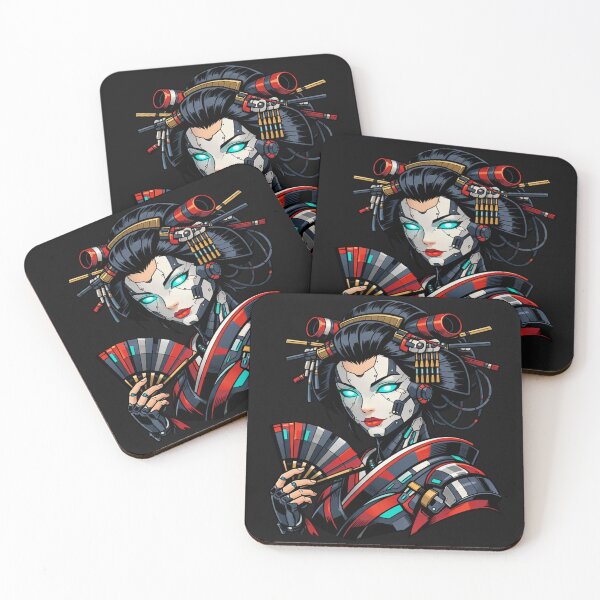 Item preview, Neo-Japanese Augmented Character with Fan designed and sold by Tsugraf Designs.