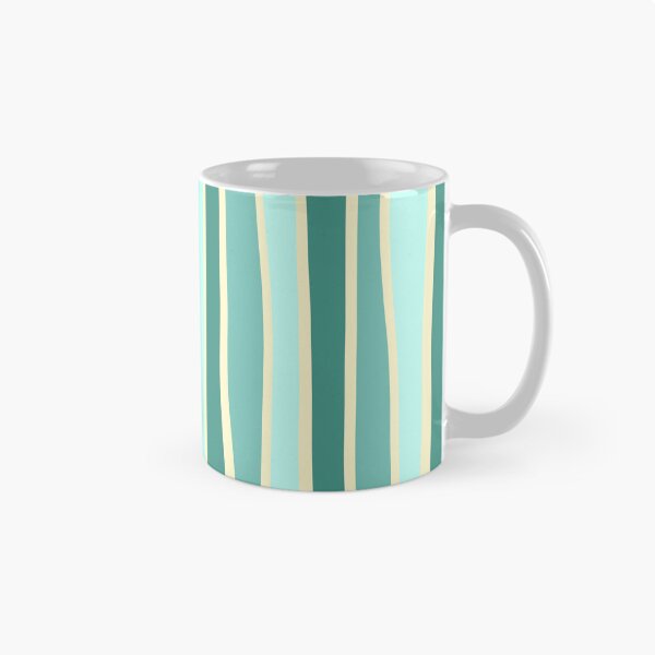 Item preview, Imperfect stripe - Coral Green  designed and sold by Pattern Pie.