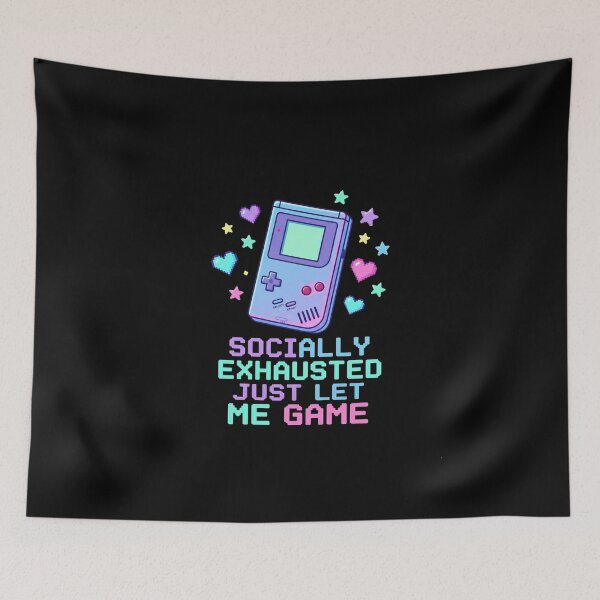 Item preview, Socially Exhausted Pixel Mood designed and sold by Mr-AShop.