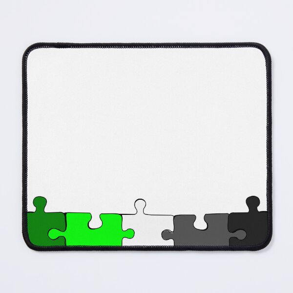 Item preview, Aromantic Puzzle Pieces Pride Flag designed and sold by HarveyHandcraftsandDesigns.