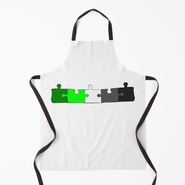 Item preview, Aromantic Puzzle Pieces Pride Flag designed and sold by HarveyHandcraftsandDesigns.