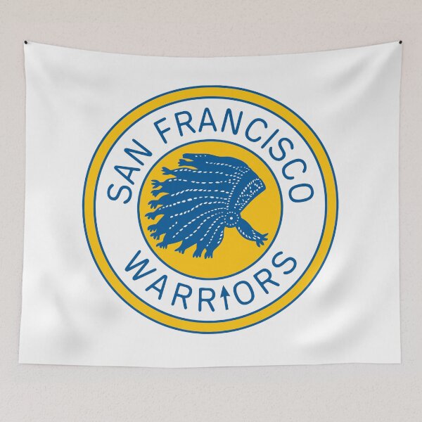 Item preview, San Francisco Warriors Vintage Basketball Logo – Classic 1960s Basketball Design designed and sold by RetroBasketball.