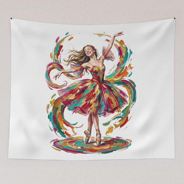 Item preview, female ballet dancer designed and sold by PP&RAINBOW SHOP.