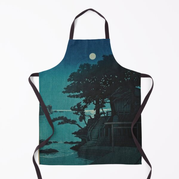 Item preview, Benten Shrine at Kakizaki, Shimoda by Hasui Kawase | Japanese Shrine Poster | Japandi Coastal Heritage Wall Art designed and sold by artofuniverse.