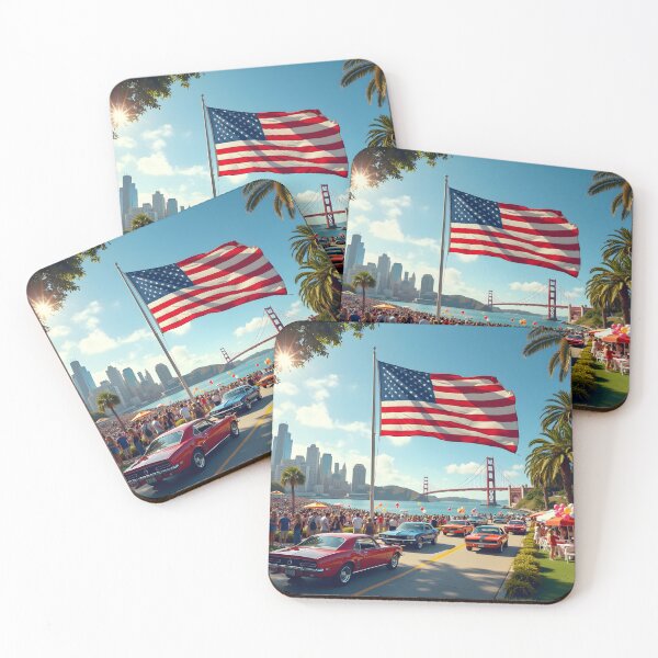 Item preview,  Patriotic Coastal Parade at Golden Gate designed and sold by Teeshirtstoday.com.
