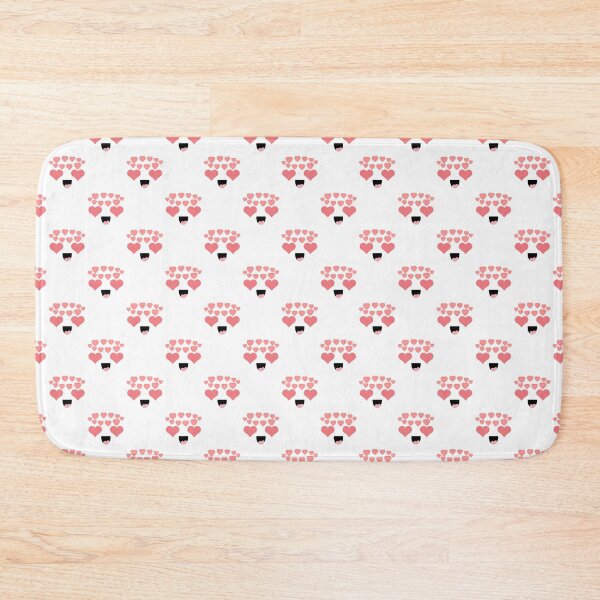 Item preview, Cute kawaii in love heart eyes face pattern designed and sold by BlushyPrint.