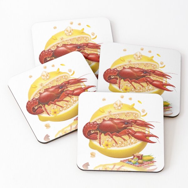 Item preview, Lobster Inside Lemon Seafood Feast designed and sold by AbanoubStore.