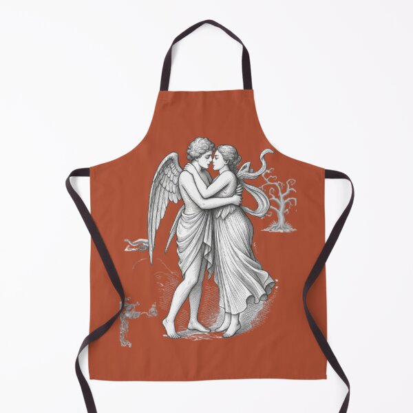 Item preview, Divine Love: Etched Angel & Human Portrait designed and sold by Miheerala.